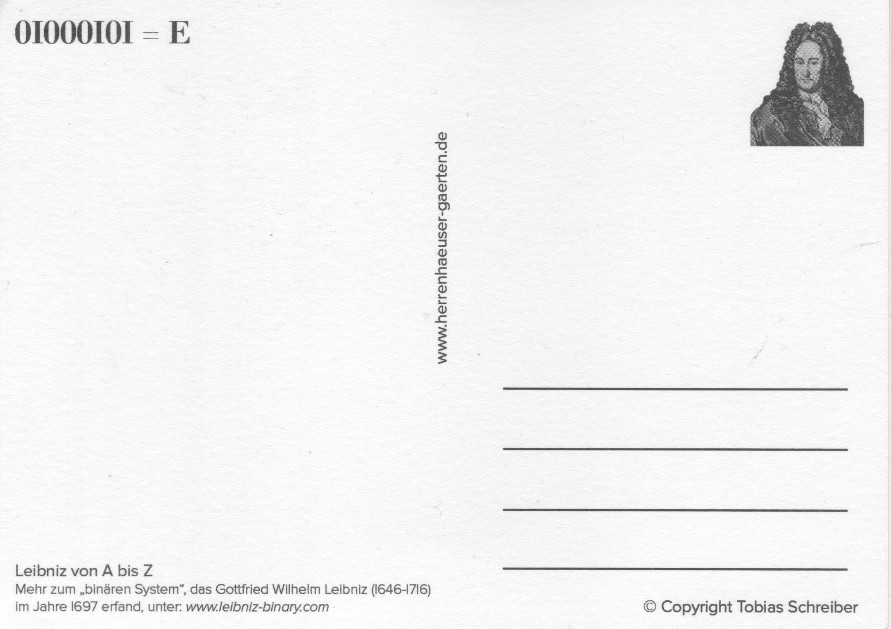 Leibniz 00010 Postcard