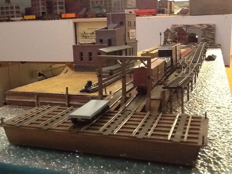 The assembled float in Newport