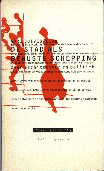 De stad als bewuste schepping cover