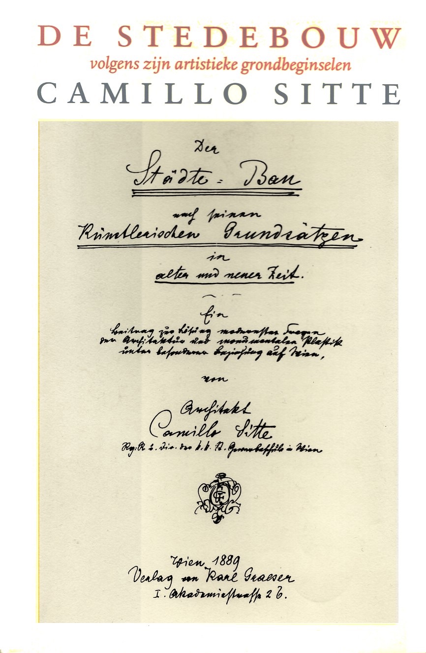 De stedebouw volgens zijn artistieke grondbeginselen cover