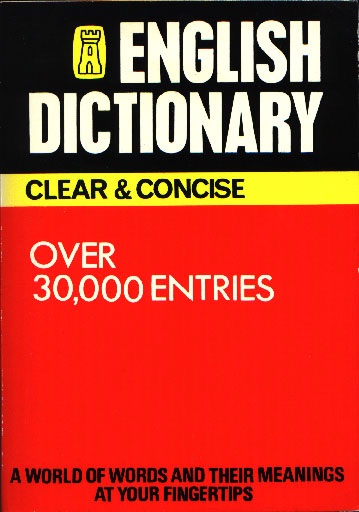 English Dictionary cover