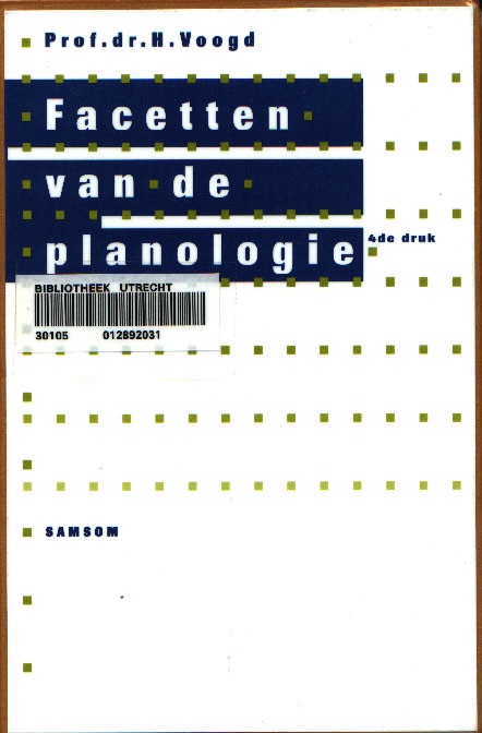 Facetten van planologie cover