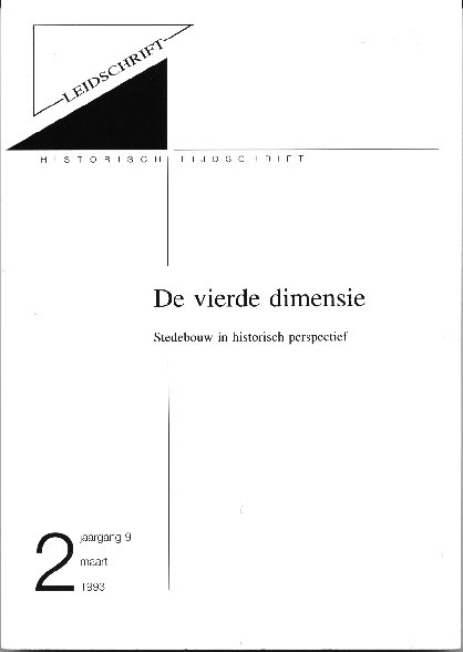 Leidschrift: De vierde dimensie, stedebouw in historisch perspectief cover