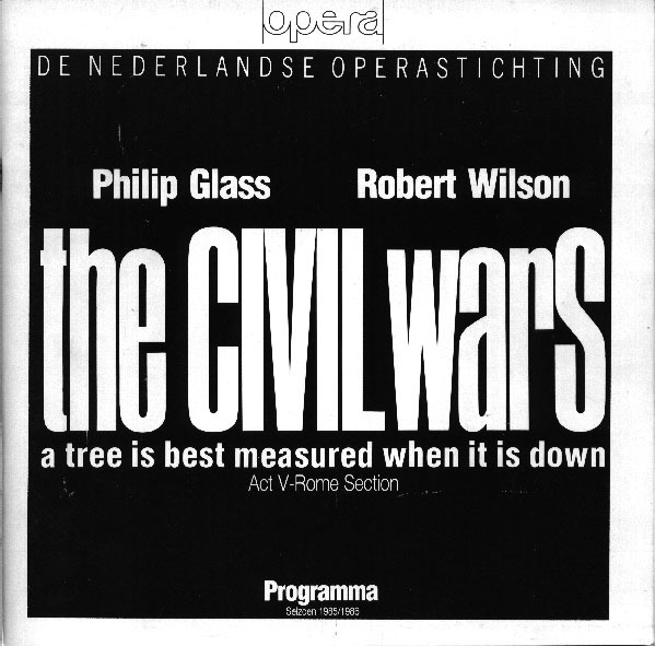 The Civil Wars, a tree is best measured when it is down, act V-Rome Section cover