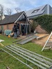 De kassenbouwer arriveert
